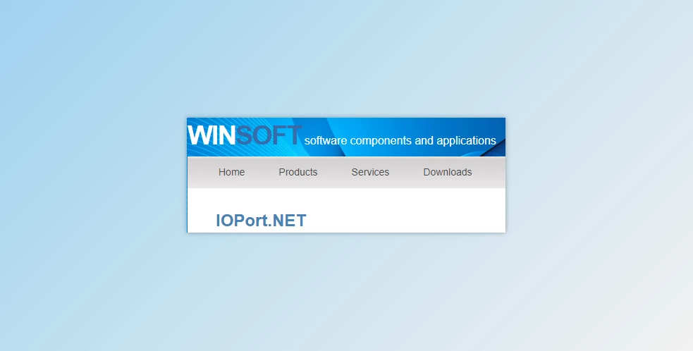 Winsoft IOPort.NET